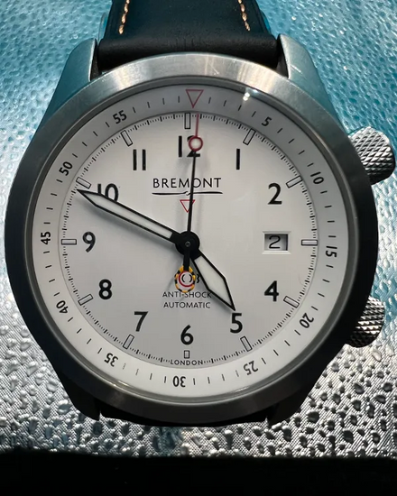 2024 Bremont MB 43MM White Dial Leather Strap (MBII-SS-WH-C-O-P-11R)