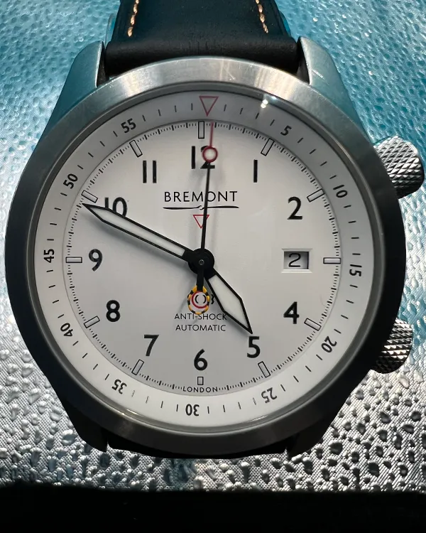 2024 Bremont MB 43MM White Dial Leather Strap (MBII-SS-WH-C-O-P-11R)
