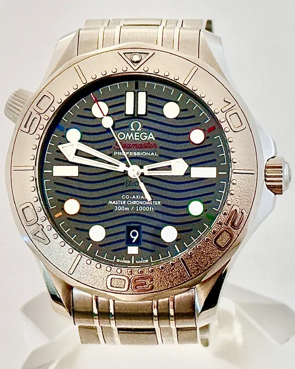 2023 Omega Seamaster Diver 300M ¨Beijing 2022¨ 42MM Blue Dial Steel Bracelet (522.30.42.20.03.001)