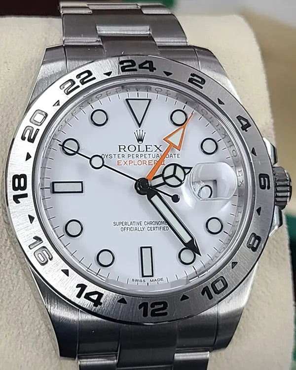 Rolex Explorer II "Polar" 42MM White Dial Oyster Bracelet (216570)