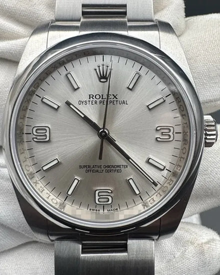 2014 Rolex Oyster Perpetual 36MM Silver Dial Oyster Bracelet (116000)