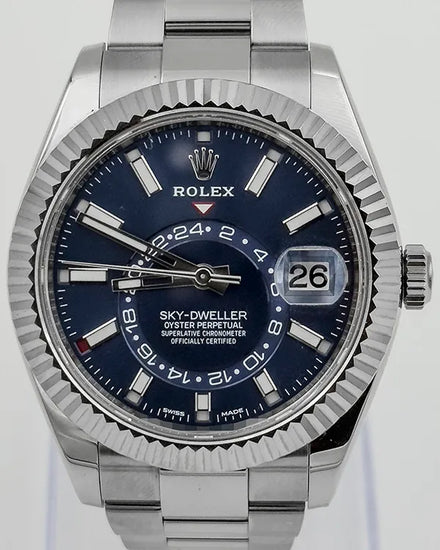 2020 Rolex Sky-Dweller 42MM Blue Dial Oyster Bracelet (326934)