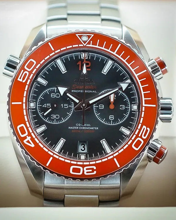Omega Seamaster Planet Ocean 600M 45.5MM Grey Dial Steel Bracelet (215.30.46.51.99.001)
