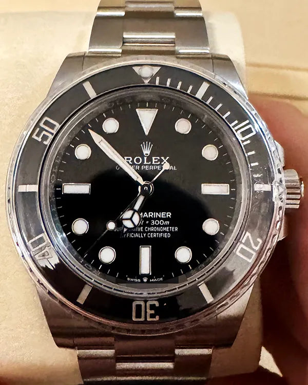 2025 Rolex Submariner No Date 41MM Black Dial Oyster Bracelet (124060)