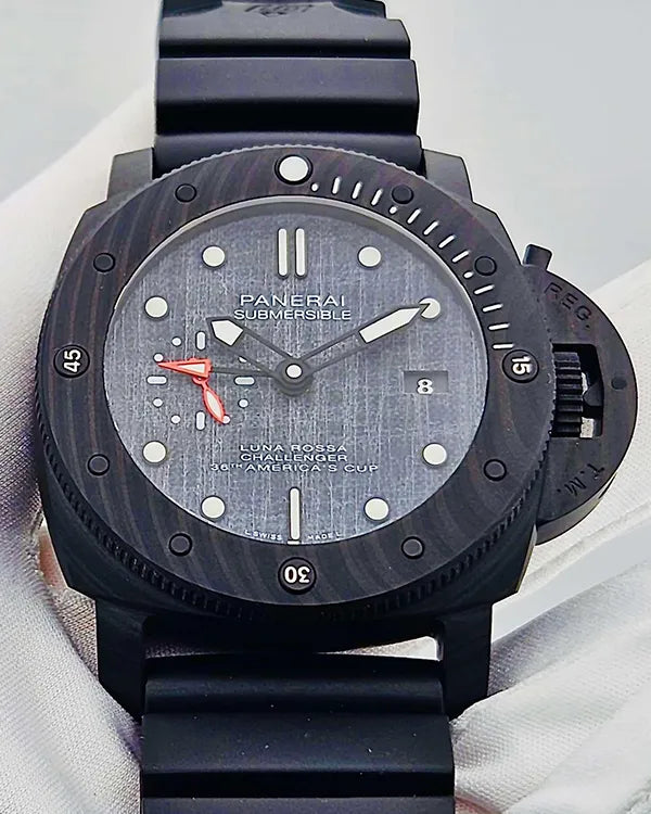 2019 Panerai Submersible Luna Rossa L.E. 47MM Grey Dial Rubber Strap (PAM01039)