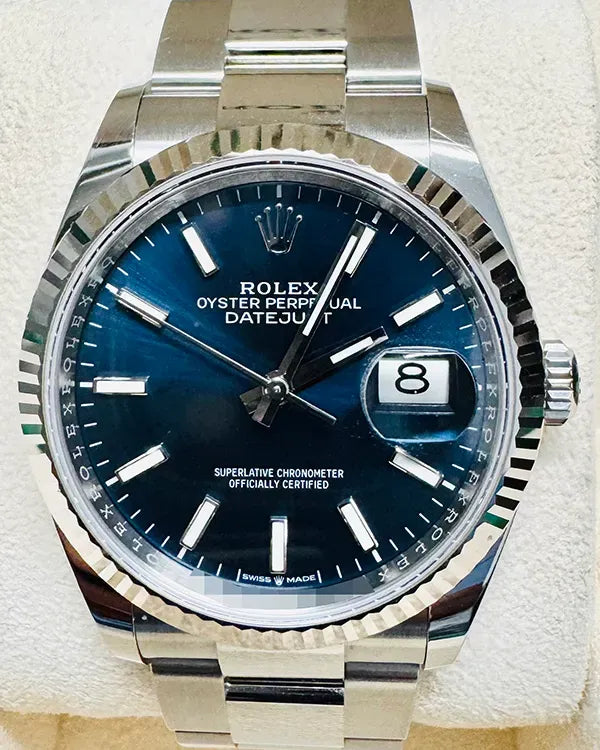 2024 Rolex Datejust 36MM Blue Dial Oyster Bracelet (126234)