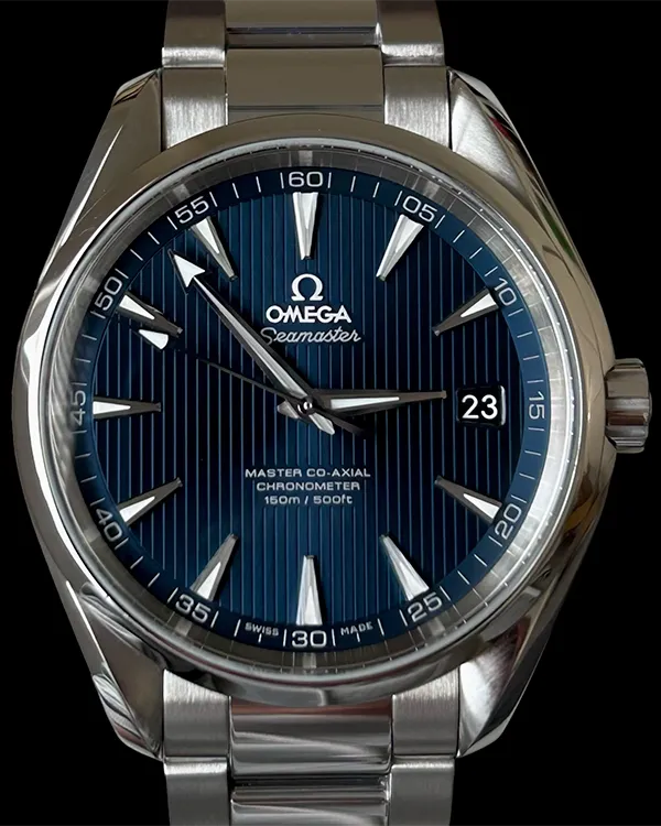2018 Omega Seamaster Aqua Terra 41.5MM Blue Dial Steel Bracelet (231.10.42.21.03.003)