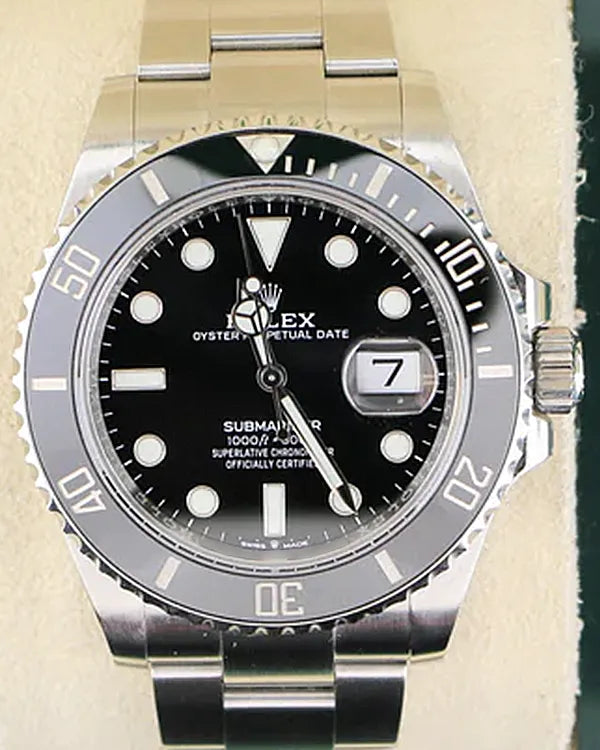 2021 Rolex Submariner Date 40MM Black Dial Oyster Bracelet (16610)