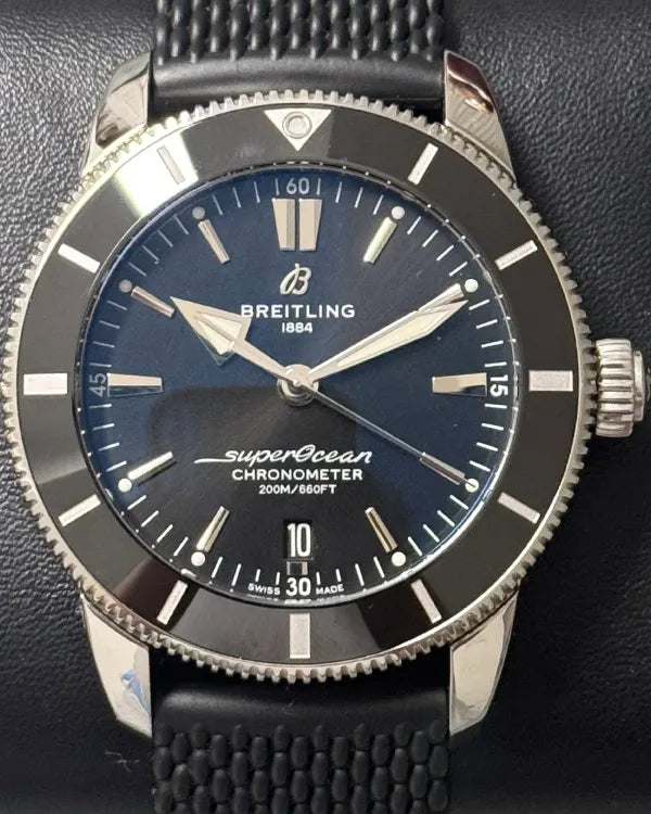 2021 Breitling Superocean Heritage Limited Edition II B20 44MM Black Dial Rubber Strap (AB20302A1B1S1)