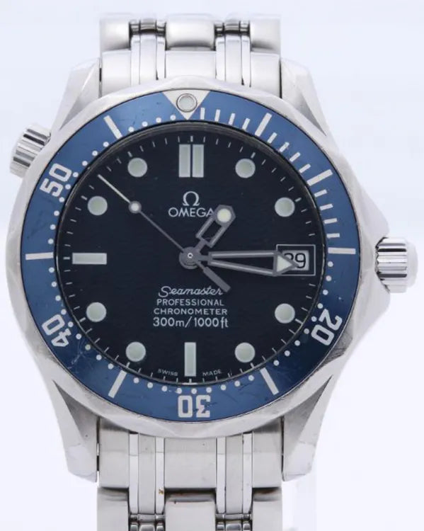2000 Omega Seamaster Diver 300M 36.25MM Blue Dial Steel Bracelet (2551.80.00)