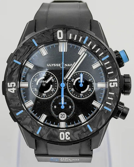 Ulysse Nardin Diver "The Ocean Race" Chronograph L.E. 44MM Black Dial Rubber Strap (1503-170)