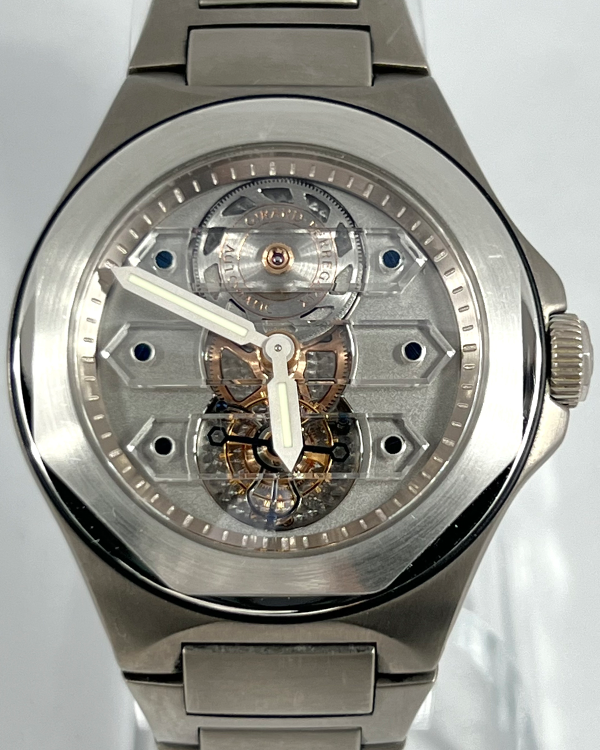 Girard Perregaux Laureato Tourbillon Triple Bridge 42.6MM Skeleton Dial Titanium Bracelet (99071-27-001-21A)