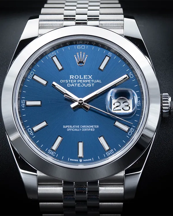 Rolex Datejust 41MM Blue Dial Jubilee Bracelet (126300)