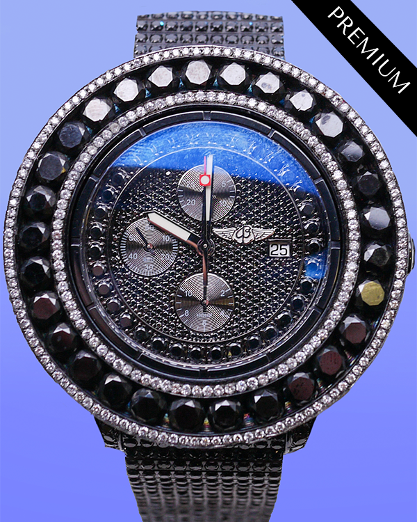 Breitling Super Avenger 48MM Aftermarket Diamonds Pavé Dial Aftermarket Diamonds Bracelet (A13370)