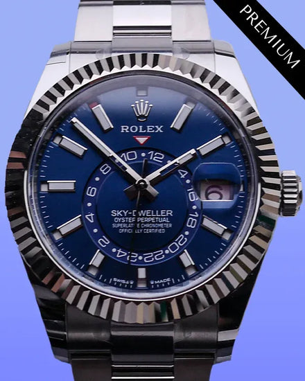 2025 Rolex Sky-Dweller 42MM Blue Dial Oyster Bracelet (336934)