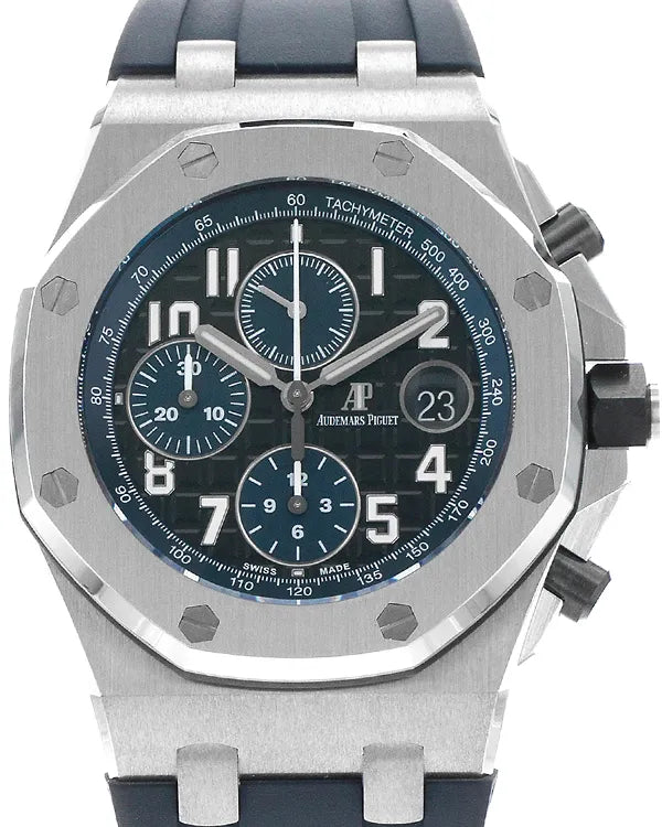 2020 Audemars Piguet Royal Oak Offshore 42MM Black Dial Rubber Strap (26470ST.OO.A028CR.01)