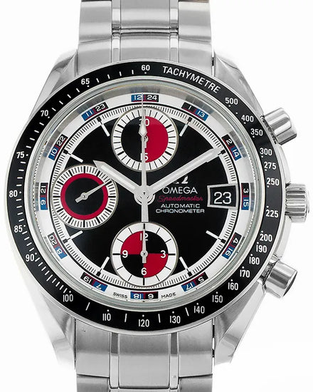 2008 Omega Speedmaster "Casino Black Jack" 40MM Black Dial Steel Bracelet (3210.52.00)
