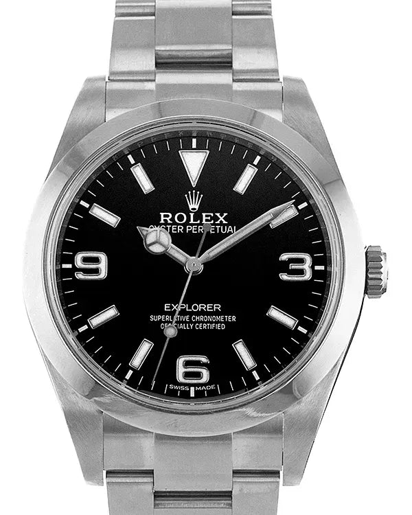 2017 Rolex Explorer 39MM Black Dial Oyster Bracelet (214270)
