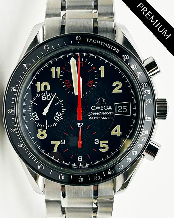 Omega Speedmaster "Japan Edition" 39MM Black Dial Steel Bracelet (3513.53.00)