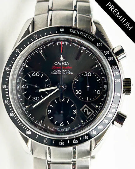 Omega Speedmaster Date 40MM Grey Dial Steel Bracelet (323.30.40.40.06.001)