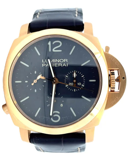 2009 Panerai Luminor Monopulsante 8 Days L.E. 44MM Brown Dial Leather Strap (PAM00344)