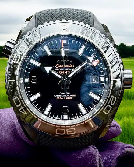 Omega Seamaster Planet Ocean 600M "Deep Black" 45.5MM Black Dial Rubber Strap (215.92.46.22.01.001)