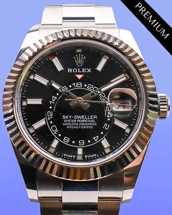 2025 Rolex Sky-Dweller 42MM Black Dial Oyster Bracelet (336934)