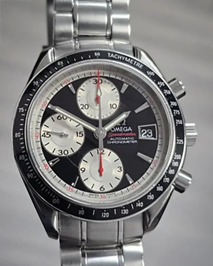 2016 Omega Speedmaster Date 40MM Black Dial Steel Bracelet (3210.51.00)