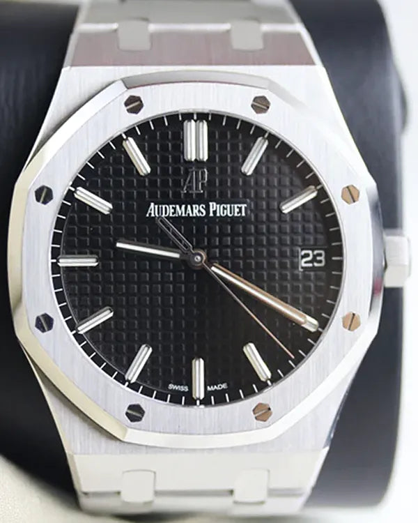 2020 Audemars Piguet Royal Oak 41MM Black Dial Steel Bracelet (15500ST)