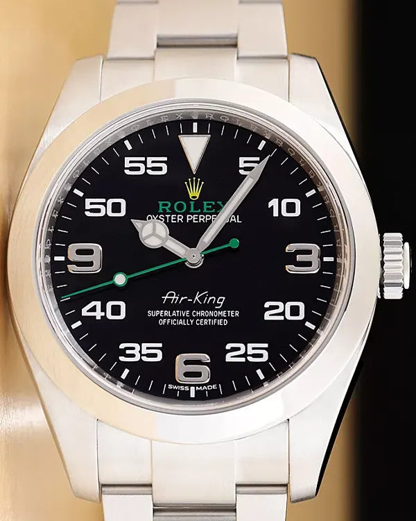 2010 Rolex Air-King 40MM Black Dial Oyster Bracelet (116900)