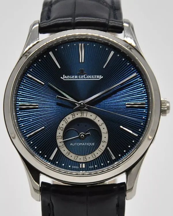 Jaeger-LeCoultre Master Ultra Thin 39MM Blue Dial Leather Strap (Q13635E1)