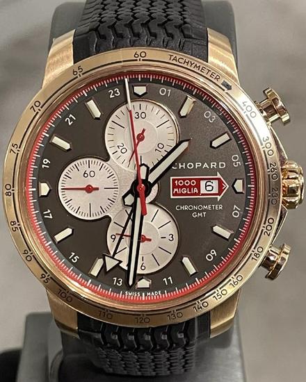 Chopard Mille Miglia L.E. 44MM Grey Dial Rubber Strap (161292-5001)