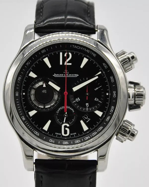 Jaeger-LeCoultre Master Compressor 41.5MM Black Dial Leather Strap (Q1758421)