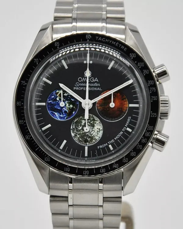 Omega Speedmaster Professional Moonwatch "From Moon to Mars" 42MM Black Dial Steel Bracelet (3577.50.00)