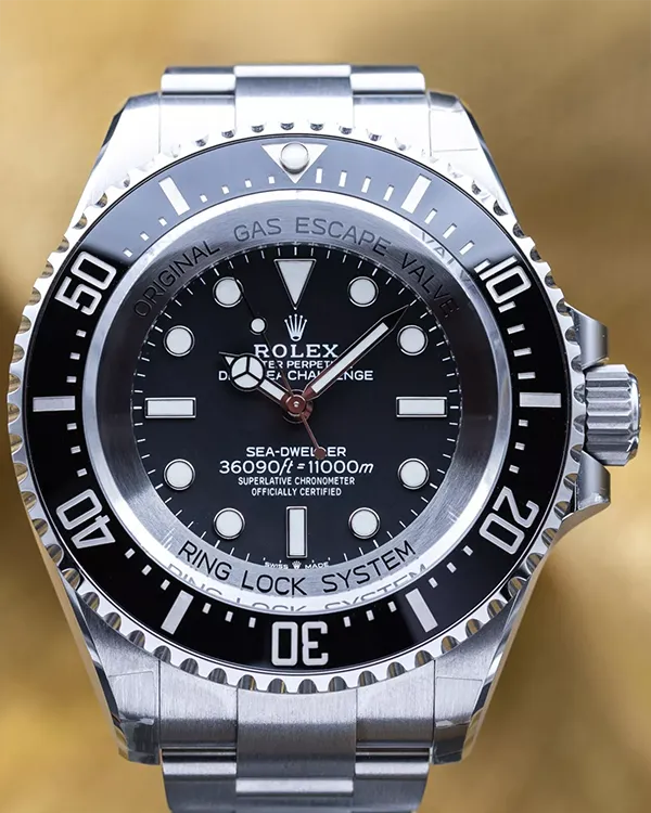 2022 Rolex Sea-Dweller Deepsea Challenge 50MM Black Dial Titanium Bracelet (126067)