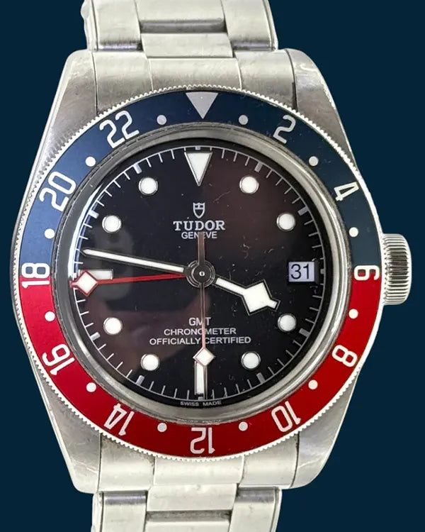 2020 Tudor Black Bay GMT "Pepsi" 41MM Black Dial Steel Bracelet (79830RB)