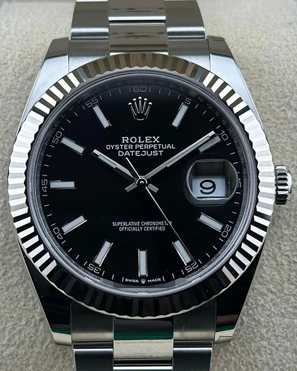 2024 Rolex Datejust 41MM Black Dial Oyster Bracelet (126334)