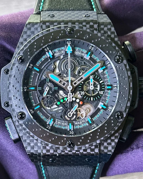 Hublot King Power F1 Abu Dhabi L.E. 48MM Skeleton Dial Textile Strap (719.QM.1729.NR.FAD11)