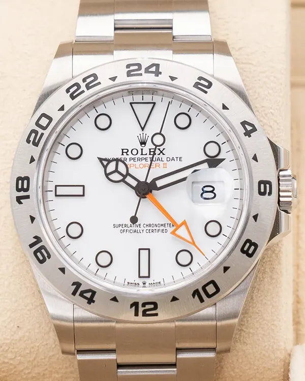 2021 Rolex Explorer II "Polar" 42MM White Dial Oyster Bracelet (226570)