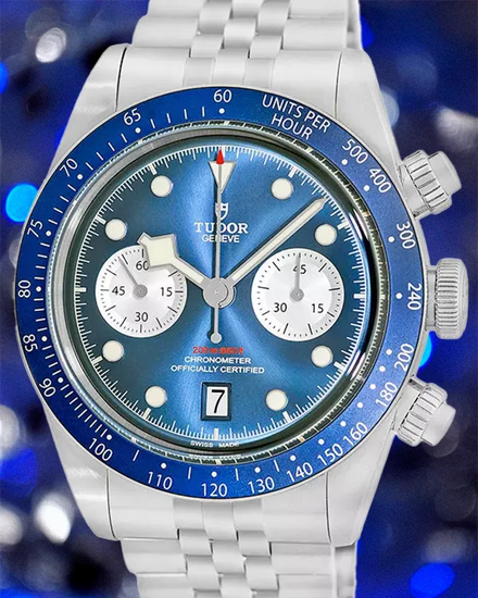 2024 Tudor Black Bay Chrono "Boutique Edition" 41MM Blue Dial Steel Bracelet (79360B)