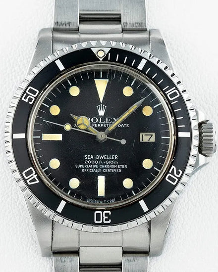 Rolex Sea-Dweller 40MM Black Dial Oyster Bracelet (1665)