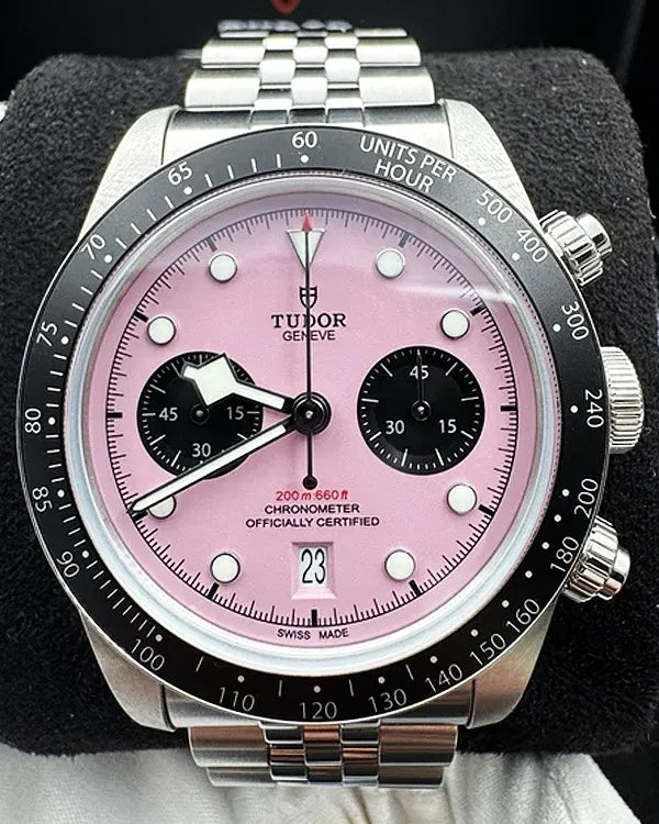 2024 Tudor Black Bay Chrono 41MM Pink Dial Steel Bracelet (79360N-0019)