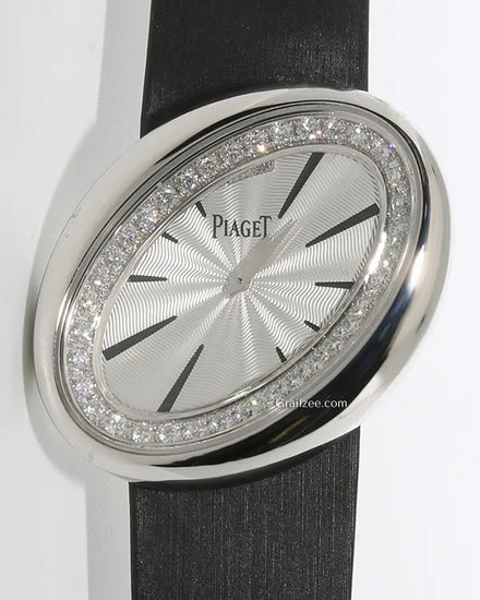 Piaget Possession Magic Hour 31MM Quartz Silver Dial Leather Strap (P10442)