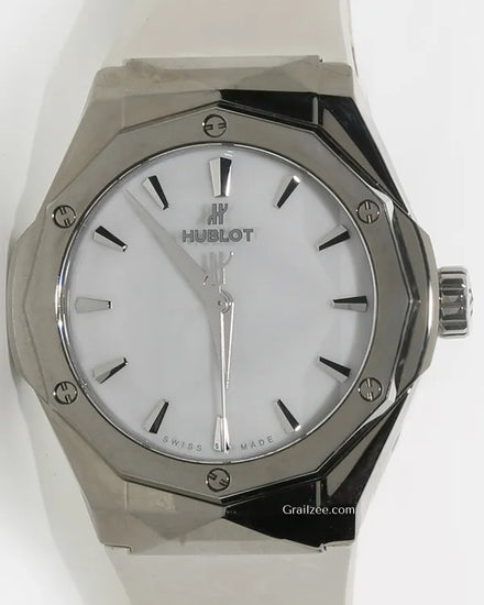 Hublot Classic Fusion Orlinksi 40MM White Dial Rubber Strap (550.NS.2200.RW.ORL20)
