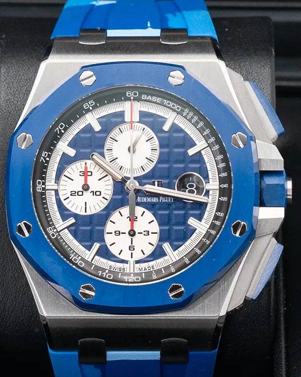 Audemars Piguet Royal Oak Offshore Chronograph "Marine" L.E. 44MM Blue Dial Rubber Strap (26400SO.OO.A335CA.01)
