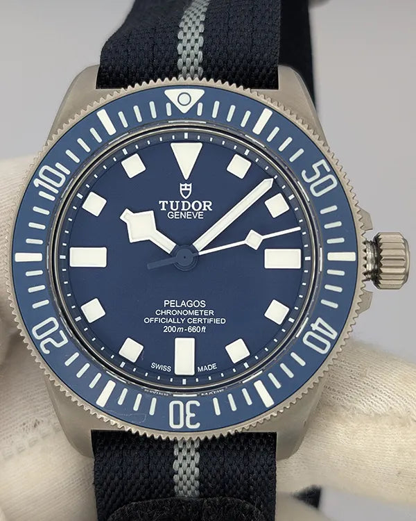 2024 Tudor Pelagos FXD 42MM Blue Dial Textile Strap (M25707B-0001)