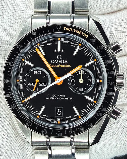 Omega Speedmaster Racing 44.25MM Black Dial Steel Bracelet (329.30.44.51.01.002)