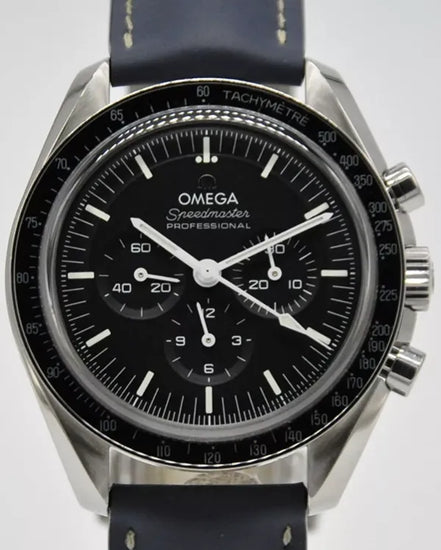 Omega Speedmaster Professional Moonwatch 42MM Black Dial Leather Strap (310.32.42.50.01.002)