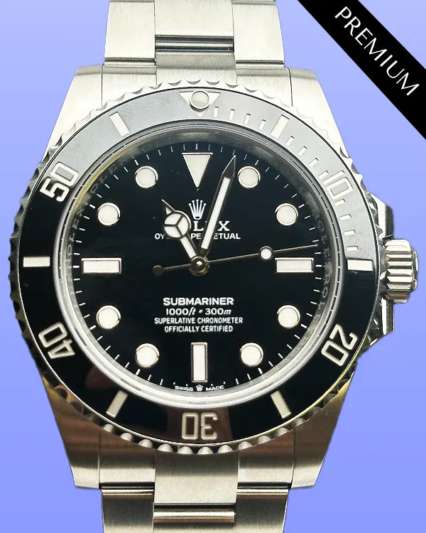 2025 Rolex Submariner No Date 41MM Black Dial Oyster Bracelet (124060)
