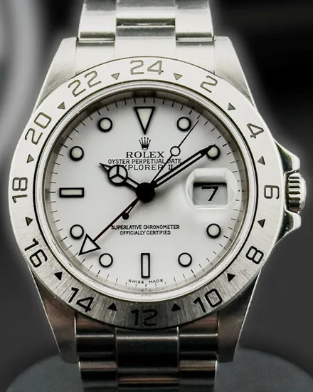 2004 Rolex Explorer II "Polar" 40MM White Dial Oyster Bracelet (16570)